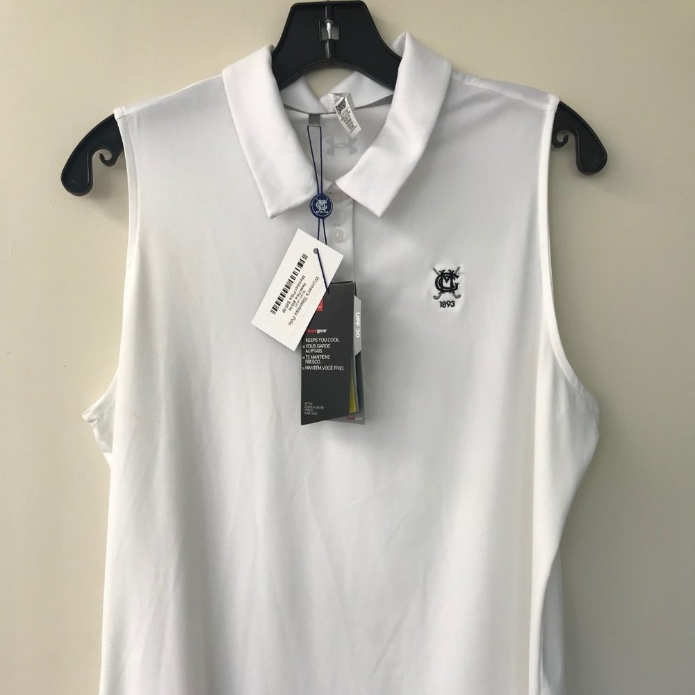 Women's Under Armour Logo Blouse White XL